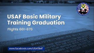 USAF Basic Military Training Graduation Ceremony: Flights 661-676 --    October 24, 2024