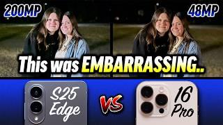 Is Apple FALLING Behind? S25 Edge vs 16 Pro Blind Camera Test