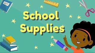 Guessing Game - School Supplies  ︳ Guess the School Supplies ︳ESL Game for Kids