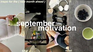 SEPTEMBER FALL MOTIVATION  productive new season routine + 6am early mornings