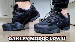 Review Tênis Oakley Modoc Low II Preto Com Cinza | Comprado Na Netshoes | Demonstração No Pé