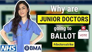 Why do JUNIOR DOCTORS want to STRIKE | BMA Ballot | Dr Ezgi Ozcan