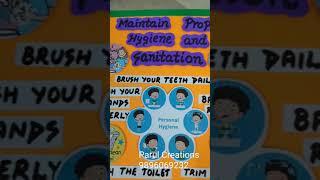 Maintain Proper Hygiene and Sanitation Activity #activity #hygiene #sanitation #shorts #viral