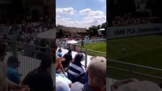 Ian Poulter Golf Swing with Driver at BMW PGA Championship 2017