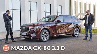 MAZDA CX-80 3.3 DIESEL. Návrat dízlu vo veľkom štýle - volant.tv test