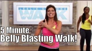 5 Minute Belly Blasting Walk!