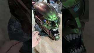 Green Goblin Helmet Mask 3D Printable Model Print File STL Do3D.com printed and painted replica prop