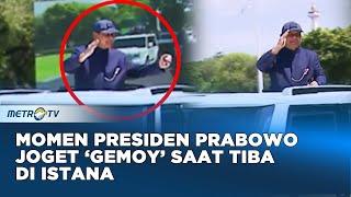 Presiden Prabowo Joget ‘Gemoy’ saat Tiba di Istana Negara