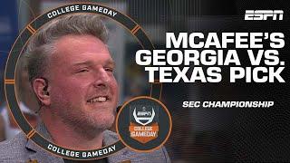 Pat McAfee is ROLLIN’ with the Georgia Bulldogs in the SEC Championship ️ | College GameDay