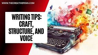 Writing Tips: Craft, Structure, and Voice With Kristen Tate