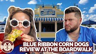 Are these Corn Dogs Worth the Blue Ribbon? | Reviewing Blue Ribbon Corn Dogs at Disney's BoardWalk