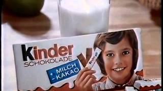 Kinder Schokolade Werbung 1986