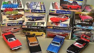 Revell 1967 through 1970 Dodge Charger Kit comparison