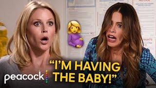 Modern Family | Gloria Fakes Giving Birth to Save Claire