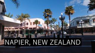 Napier City in the North Island, New Zealand 4K