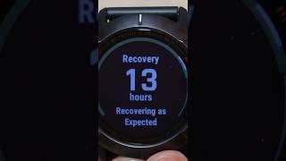 How To Access Your Recovery Hours On A Garmin Watch