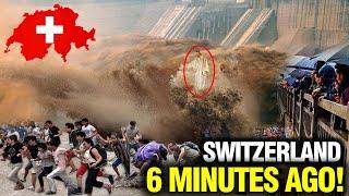 TRAGIC! THE WRATH OF GOD. SWITZERLAND Natural Disasters Caught Most Hurricane In History