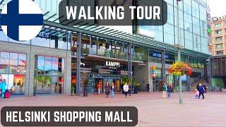 Walking in busiest Mall in Helsinki Finland | Kamppi 2022