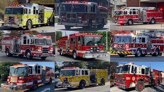 Fire Trucks Responding Compilation - Best of 2022