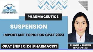 Suspension | Pharmaminds | GPAT | NIPER | PHARMACIST | EXIT EXAM