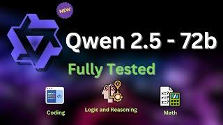 QWEN 2.5 72b Fully tested (Coding, Logic and Reasoning, Math) #qwen2.5