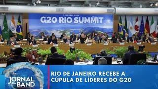 Rio de Janeiro recebe a cúpula de líderes do G20 | Jornal da Band