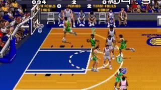 Tecmo Super NBA Basketball (SNES / Super Nintendo) - Vizzed.com GamePlay