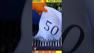 Shredder V/S Paper Sheets  #amazingfacts #shredder #experiment #facts #trending #shorts