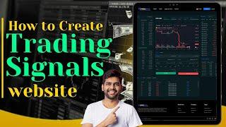 Create website for Free Cryptocurrency Trading Signal Website | Make Money with Trading Signals