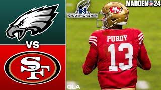 Eagles vs. 49ers Simulation | NFC Championship | Madden 24 PS5