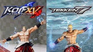 KOF XV vs TEKKEN 7 - Super Moves Comparison