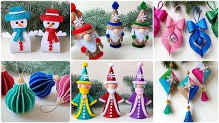 6 Ideas  Christmas Decorations  Christmas Crafts ️ DIY Christmas tree toys