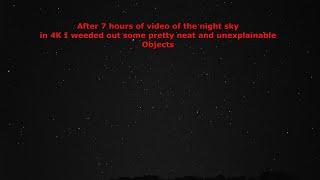 Caught some pretty neat Objects in Space with the 4K low Light Camera