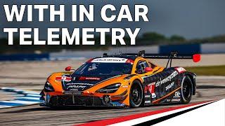 Sebring Hot Lap in the McLaren GT3 EVO Narrated by James Hinchcliffe | IMSA WeatherTech Championship