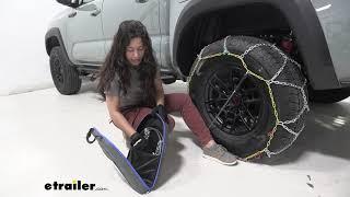 etrailer | Titan Chain Alloy Snow Tire Chains Installation - 2021 Toyota Tacoma