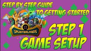 Splinterlands - Step by Step Guide to Getting Started - Step 1: Setup