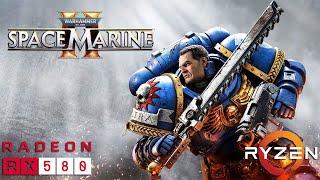 Warhammer 40K Space Marine 2 - RX 580 - FSR 3 Frame Generation OFF/ON - (Patch 5.0)