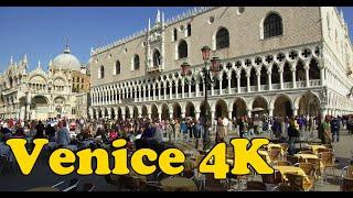 Walk around Venice Italy. [4K]