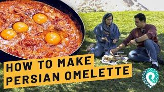 How to make Persian omelette - Experiencing an Iran food tour