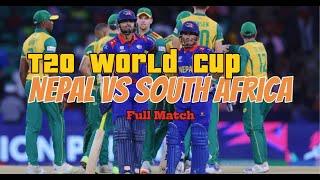 T20 Worldcup Nepal Vs South Africa Full game