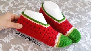 Karpuz Patik Yapımı / Watermelon Slippers