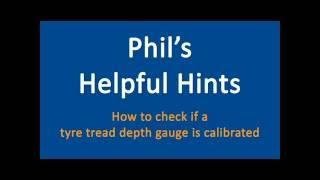 Premier MOT: How to calibrate a tyre tread depth gauge