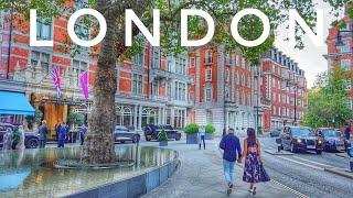 Central London City Walk | 4K HDR Virtual Walking Tour around the City | Bond Street to Belgravia