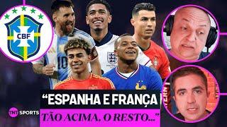 O BRASIL ESTÁ ABAIXO DAS PRINCIPAIS SELEÇÕES DO MOMENTO? ANDRÉ E QUEZADA COMPARARAM COM 6 SELEÇÕES!