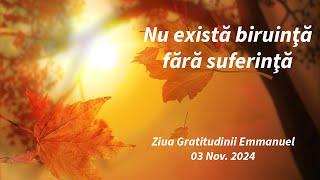 Sarbatoarea Gratitudinii - 03 Nov - Crisan Viorel