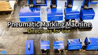 Pneumatic Marking Machine - Direction for use - KT-PH