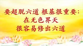 卢台长【节目录音】要超脱六道，根基很重要；在无色界天很容易修出六道