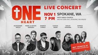 SPOKANE, WA – новый концерт ONE HEART от Double Joy Music /  7 PM, NOVEMBER 1