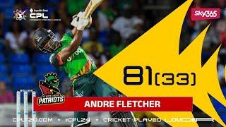 Andre Fletcher's FANTASTIC Batting Innings! CPL 2024