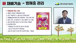 예산군새해농업인실용교육-배(병해충)관리요령